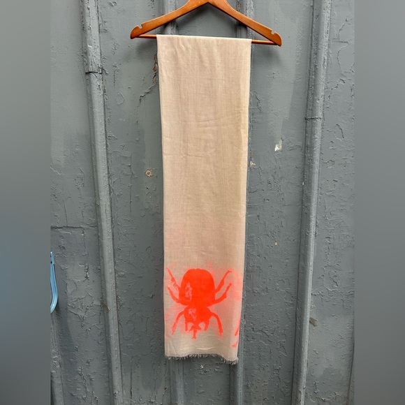 India Hicks Neon Bug “The Siren” Scarf, 82” x 36” - Picture 4 of 13